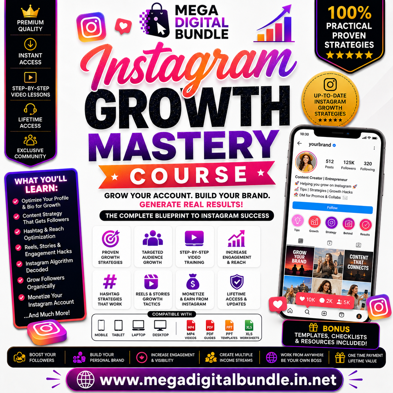 Instagram Growth Mastery Course
