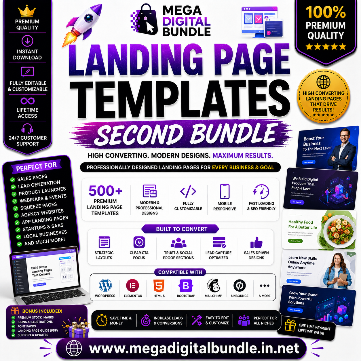 Landing page Templates second bundle